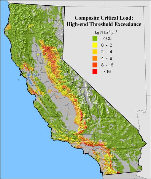 California High End Composite CL map