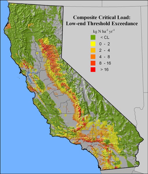 California Low End Composite CL map